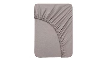 Простыня на резинке Comfort Cotton, цвет: Светло-серый