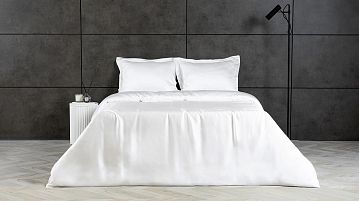 Комплект постельного белья Solid Tencel, цвет Белый