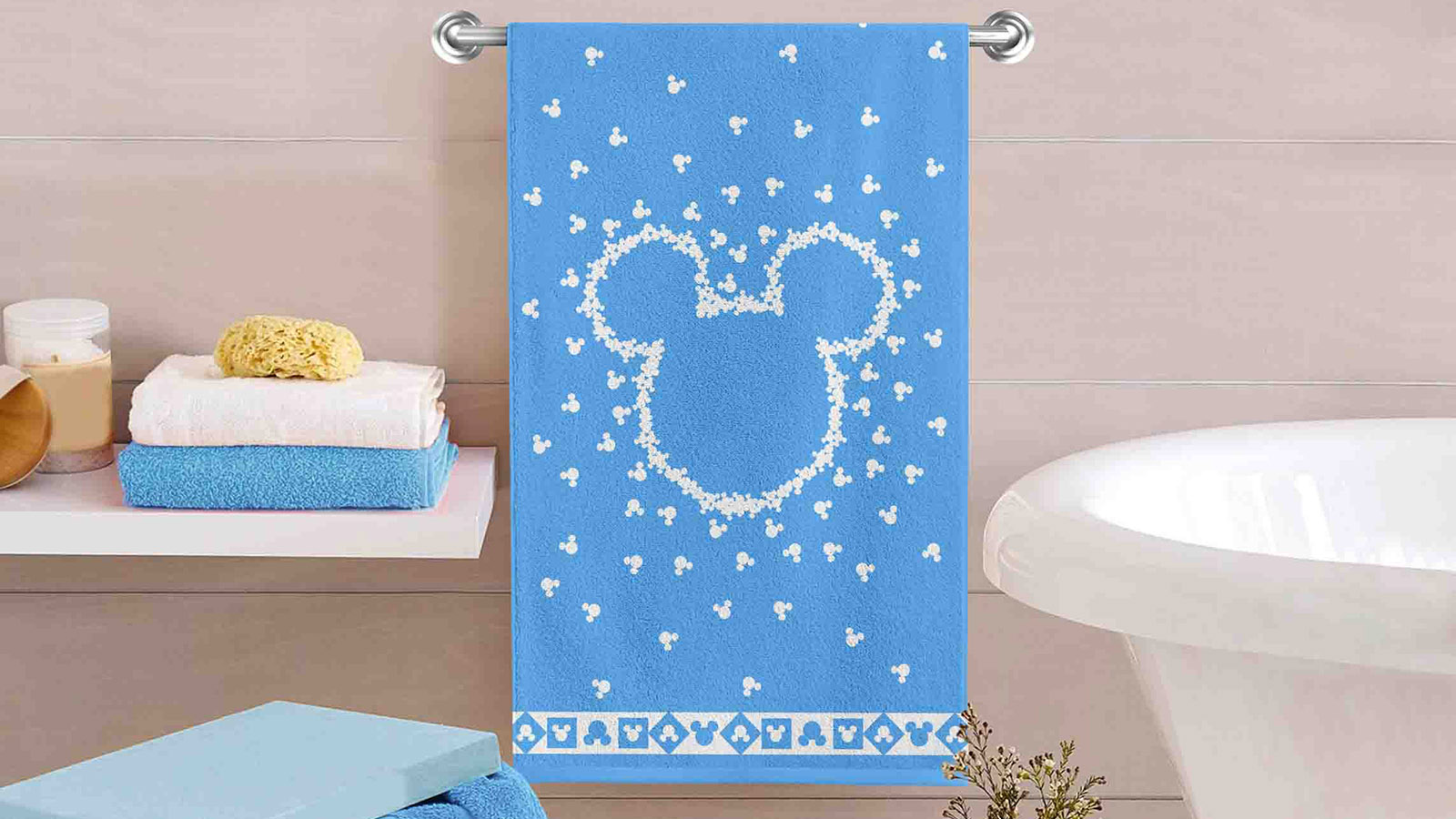 DISNEY Mickey Mouse Air, цвет синий 70x120