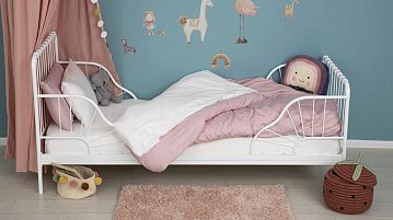 Детская кованная кровать Zuri + Детский матрас Askona Kids Baby Sleep