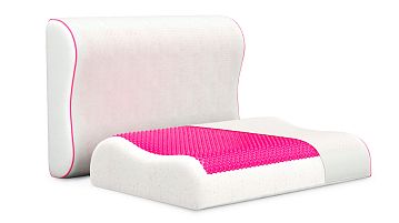 Анатомическая подушка  Ecogel Contour Pink