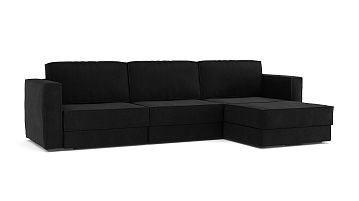 Угловой модульный диван Hero 4-секционный с подлокотниками Sky velvet 50