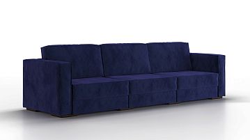 Модульный диван Hero 3-секционный с подлокотниками Sky velvet 41