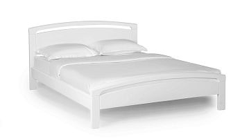 Кровать из массива сосны Regina New, цвет белый