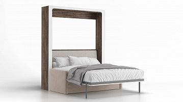 Шкаф-кровать Wall Bed Life Time с диваном, цвет Венге&Белый