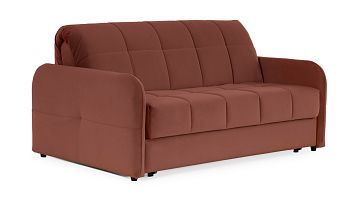 Прямой диван Domo Pro Casanova marsala с мягкими подлокотниками