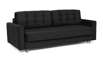 Прямой диван Amani-W Sky velvet 50 с широкими подлокотниками