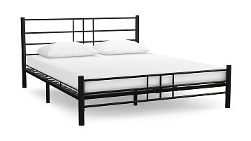 Кровать металлическая Chris, цвет черный