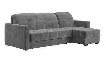 Угловой диван Domo Sky velvet 16 с широкими подлокотниками